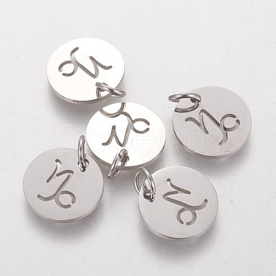 Non-Tarnish 304 Stainless Steel Pendants STAS-Q201-T445-M-S-1