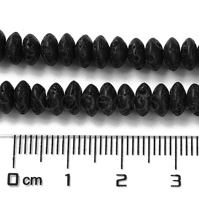 Natural Lava Rock Beads Strands G-Z030-A23-01-1