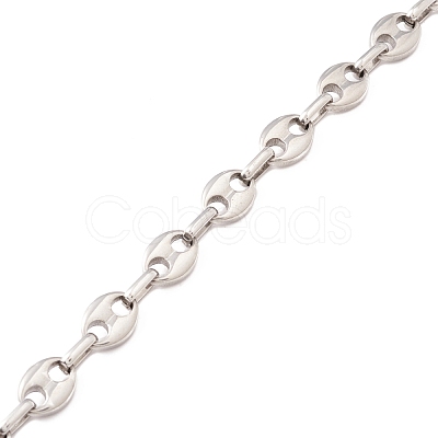 Non-Tarnish 304 Stainless Steel Coffee Bean Chain CHS-F017-07B-P-1