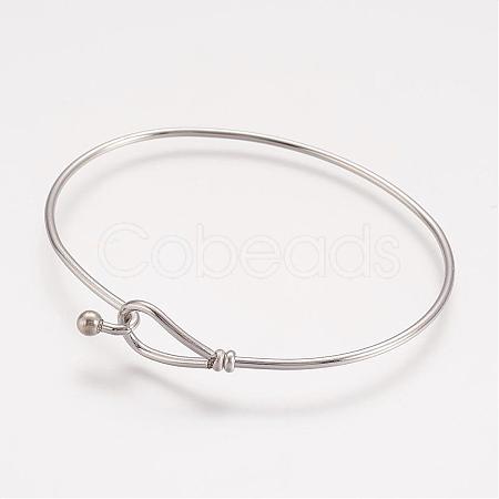 304 Stainless Steel Bangle Making BJEW-F243-03P-1