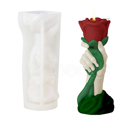 3D Holy Cup DIY Candle Silicone Statue Molds DIY-K064-02C-1