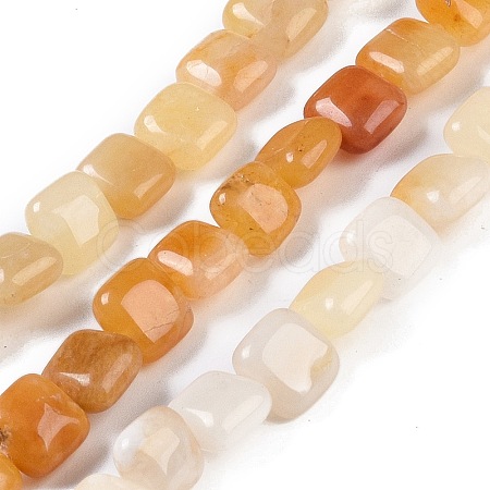 Natural Topaz Jade Beads Strands G-M435-A10-01-1