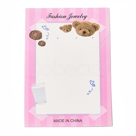 Rectangle Paper Earring Display Cards CDIS-C005-05-1