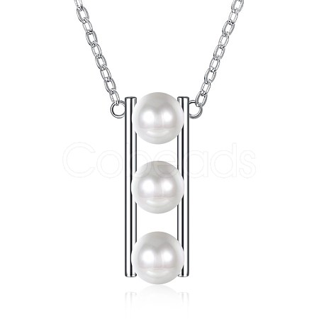 925 Sterling Silver Necklaces NJEW-BB30278-1