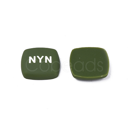 Acrylic Enamel Cabochons KY-N015-202D-1