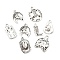 Alloy Pendants, Western Cowboy, Antique Silver, 18~24.5x11.5~19x3.5~6mm, Hole: 1.8~2mm