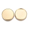 304 Stainless Steel Plain Edge Bezel Cups, Cabochon Settings, Flat Round, Golden, Tray: 18mm, 19.5x1.5mm