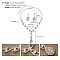 Alloy & Rhinestone Studs Earrings & Necklaces Set, Jewely for Women, Teardrop, 325mm