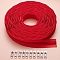 Nylon Zipper Tape, with Zipper Sliders, for DIY Sewing Tailor Craft Bag, Red, 32x6mm