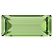 Preciosa&reg MAXIMA Crystal Fancy Stones, Czech Crystal, 435 26 212 Baguette, Dura Foiling, 50520 Peridot, 4x2mm.