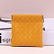 PU Leather Shrapnel Makeup Bags, Portable Travel Squeeze Top Storage Pouch for Key, Small Cosmetic, Gold, 14x18cm