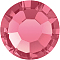 Preciosa&reg MAXIMA Crystal No Hotfix Flatback Stones, Czech Crystal, Dura Foiling, Round(438 11 615 Chaton Rose), 70040 Indian Pink, SS12(3~3.2mm)