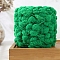 Coarse Polyester Ball Yarn, for DIY Material Blanket Cushion, Green, 13~29mm, about 43.74 Yards(40m)/Skein