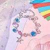 Alloy Star Charms Braclets BJEW-JB10230-2