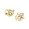 Rack Plating Alloy Enamel Charms FIND-B037-05G-01-2