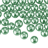 10mm About 100Pcs Glass Pearl Beads Green Tiny Satin Luster Loose Round Beads in One Box for Jewelry Making HY-PH0001-10mm-074-2