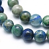 Assembled Synthetic Chrysocolla and Lapis Lazuli Beads Strands G-G823-07-8mm-3
