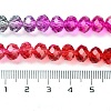 Transparent Painted Glass Beads Strands DGLA-A034-T8mm-A24-3