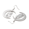 Non-Tarnish 304 Stainless Steel Dangle Earrings EJEW-P271-13P-2