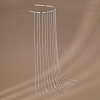 Rhinestone Cup Chain Tassel Hair Bands PW-WGE343E-02-2