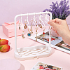 Plastic Doll Garment Rack & Clothes Hanger Sets ODIS-WH0038-05-2