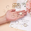 Craftdady 64Pcs 8 Styles 304 Stainless Steel Linking Ring STAS-CD0001-19-12