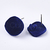 Flocky Iron Stud Earring Findings IFIN-S704-34A-2