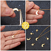 Beebeecraft 20Pcs 2 Style Brass Pendants KK-BBC0002-53-4