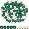 Nbeads 1Strand Synthetic Malachite Beads Strands G-NB0003-30-1