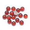 Natural Carnelian Cabochons G-P393-R03-4mm-1