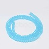 Faceted Rondelle Glass Beads Strands GLAA-I033-3mm-06-2