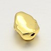 CZ Brass Micro Pave AAA Cubic Zirconia 3D Buddha Head Beads ZIRC-L012-07G-NR-3