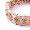 (Jewelry Parties Factory Sale)Tile Elastic Bracelets BJEW-K004-16A-3