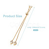 Rack Plating Adjustable Brass Slider Bracelets YS-TAC0001-13G-3
