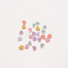 Frosted Transparent Acrylic Beads FACR-CJC0005-02-1