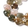 Natural Mixed Rutilated Quartz Beads Strands G-NH0004-008-4