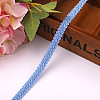 Polyester Centipede Braid Lace Trim OCOR-WH0019-04O-1