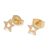 304 Stainless Steel Stud Earrings EJEW-Z012-05B-G-1