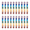 HOBBIESAY 20Pcs Chakra Natural & Synthetic Gemstone Connector Charms FIND-HY0001-32-1