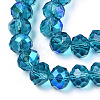 Electroplate Glass Beads Strands EGLA-A034-T4mm-L25-2