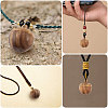 Rosewood Apple Box Jewelry Pendants WOOD-WH0027-64A-5