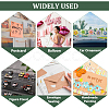 32Pcs Transparent Acrylic Double-sided Adhesive Stickers FIND-WH0290-41B-5