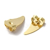 Brass Studs Earrings Findings FIND-Z039-01A-G-2