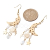 Moon & Star & Sun & Lightning Alloy Chandelier Earrings EJEW-JE05718-3