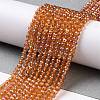 Electroplate Transparent Glass Beads Strands X1-GLAA-H021-01B-FR02-3