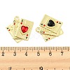Alloy with Enamel Pendants FIND-G062-22G-3