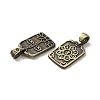 Tibetan Style Rack Plating Brass Pendant KK-Q805-15AB-2