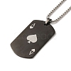 201 Stainless Steel Pendant Necklaces NJEW-A017-04EB-1