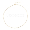 Brass Snake Chain Necklaces NJEW-K123-07G-2