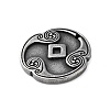 Rune Letters Alloy Pendants PALLOY-S193-01AS-23-2